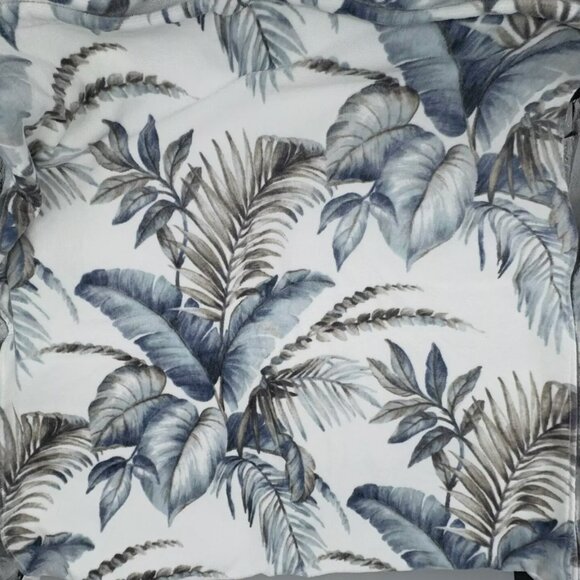 4pc TOMMY BAHAMA Blue Gray Palm Fronds 2 Bath and 2 Hand Towel Set Tropical NEW - Picture 10 of 10